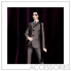 Shining Grey Suit for FeePle Male