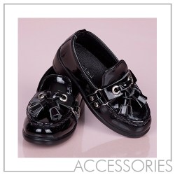 FS-05 LOAFER STRIP SHOES (Shining Black) for FeePle70 Male