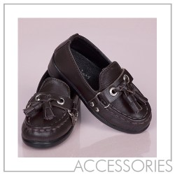 FS-05 LOAFER STRIP SHOES (Brown) for FeePle70 Male