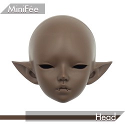 MiniFee Chloe Elf Vampire Dreaming Head (Deep Ebony only)